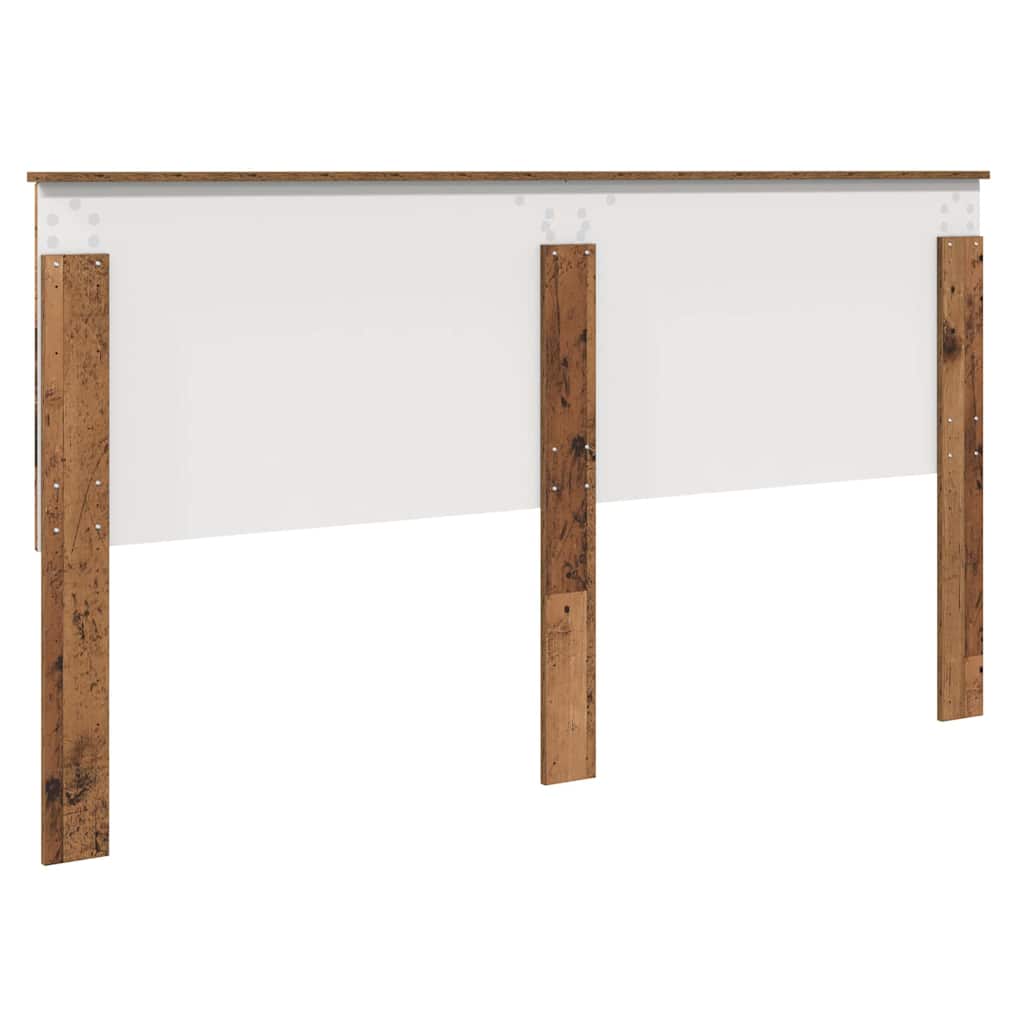 vidaXL Κεφαλάρι με κεφαλάρι Παλιό Ξύλο 200 cm Επεξεργασμένο ξύλο