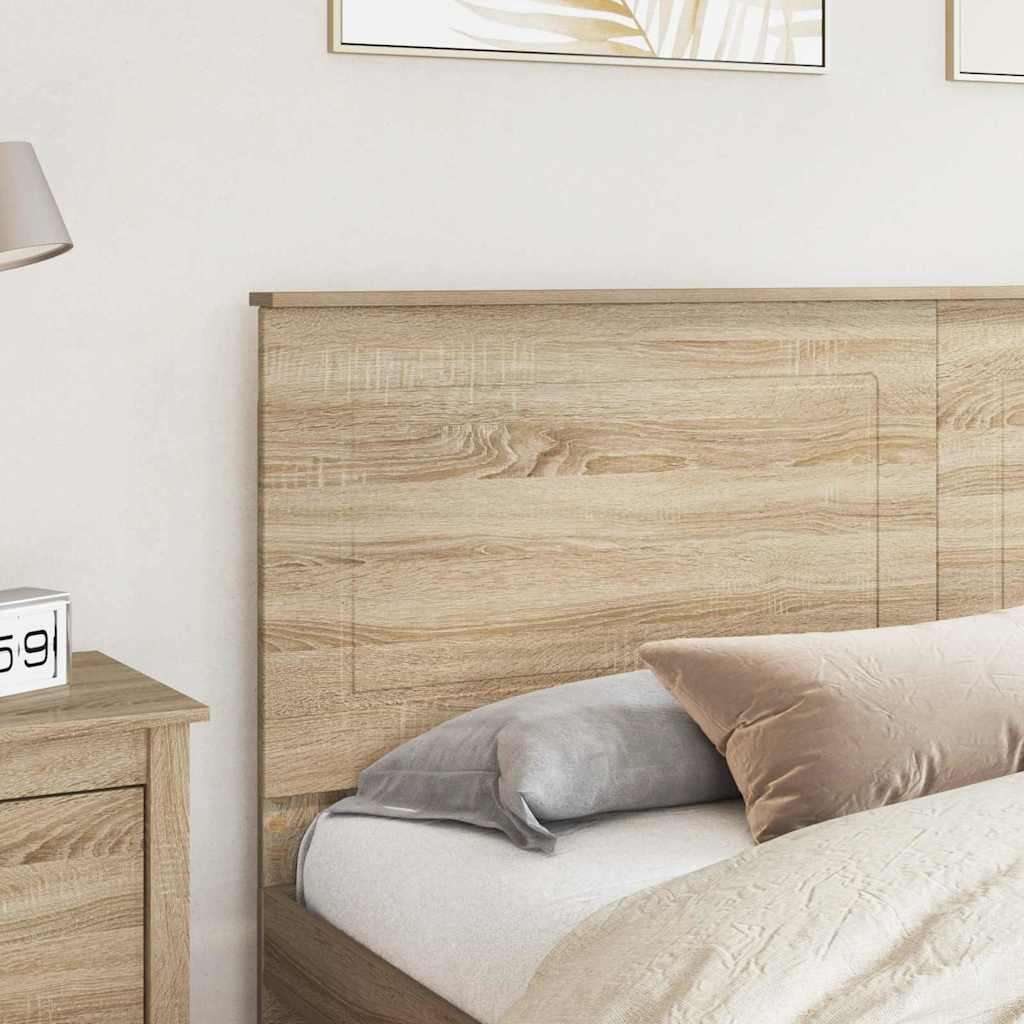 vidaXL Κεφαλάρι με κεφαλάρι Δρύς Sonoma 180 cm Επεξεργασμένο ξύλο