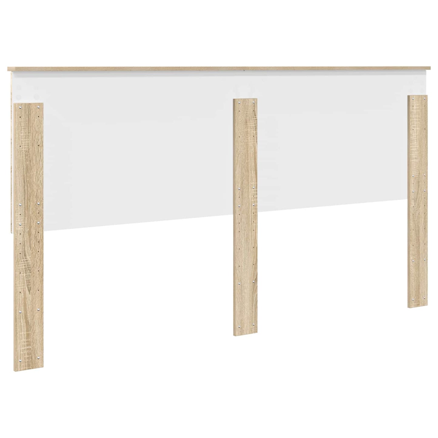 vidaXL Κεφαλάρι με κεφαλάρι Δρύς Sonoma 180 cm Επεξεργασμένο ξύλο