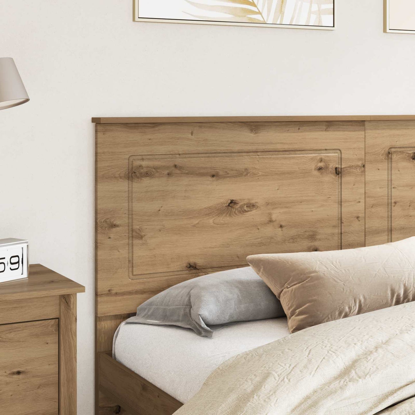 vidaXL Κεφαλάρι με κεφαλάρι Artisan Oak 180 cm Επεξεργασμένο ξύλο