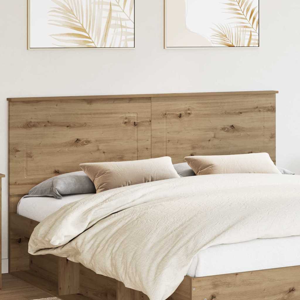 vidaXL Κεφαλάρι με κεφαλάρι Artisan Oak 180 cm Επεξεργασμένο ξύλο