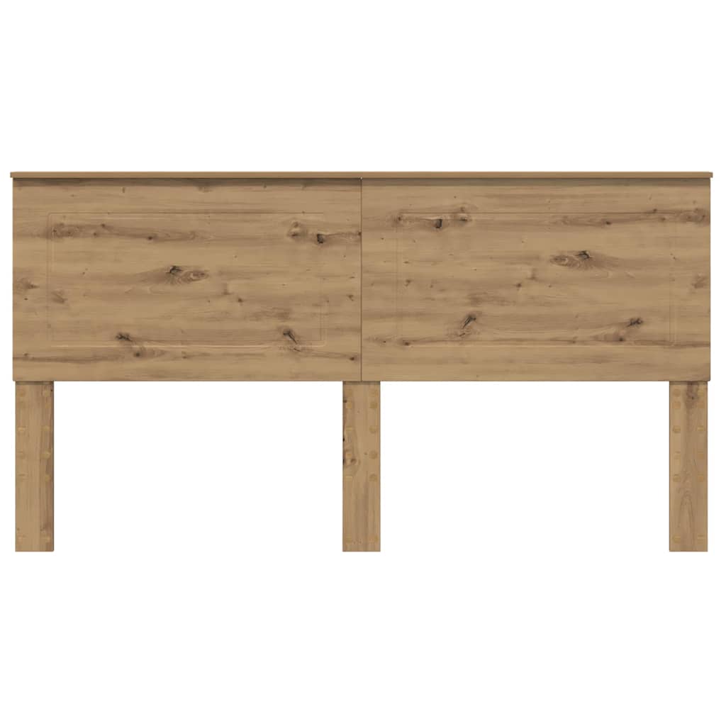 vidaXL Κεφαλάρι με κεφαλάρι Artisan Oak 180 cm Επεξεργασμένο ξύλο