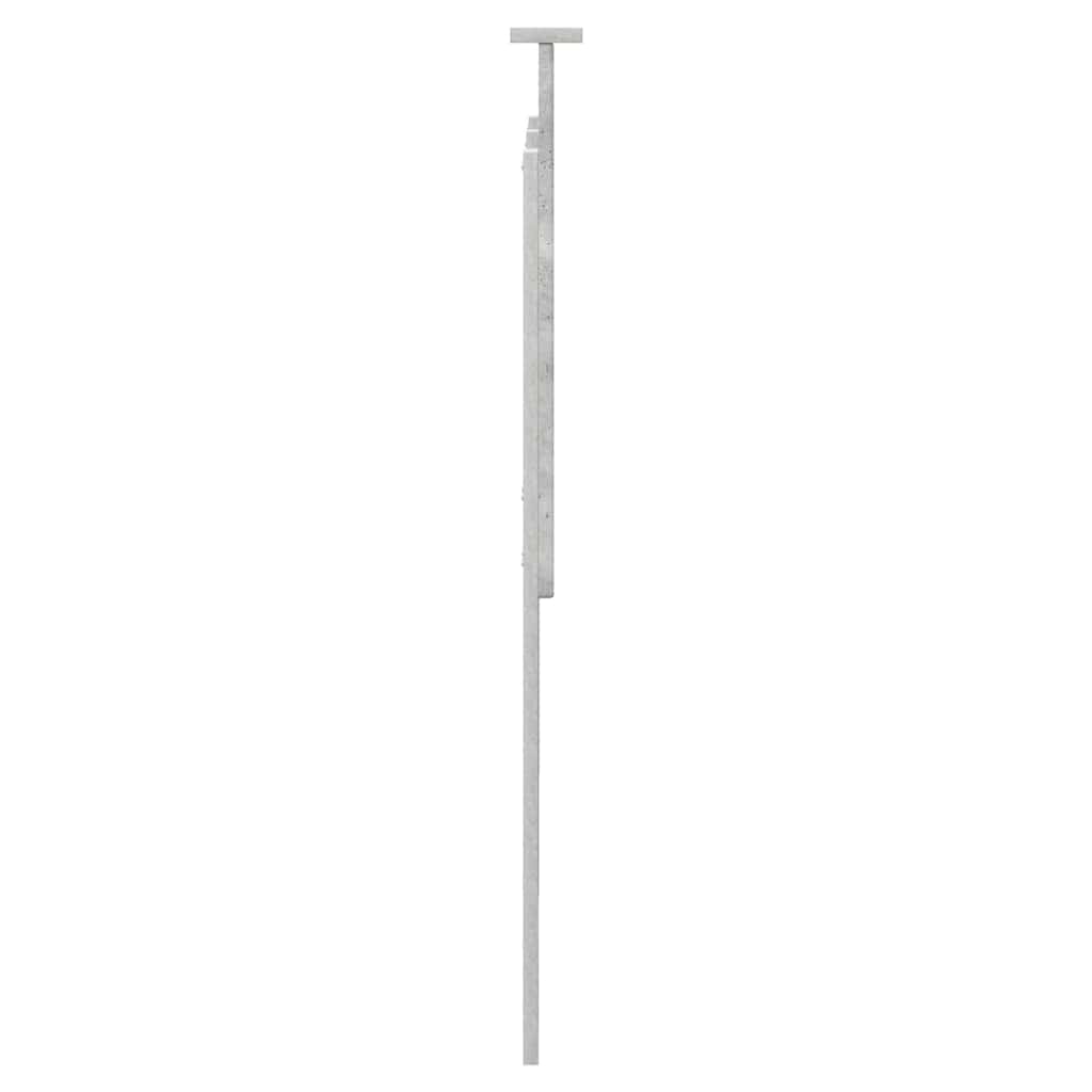 vidaXL Κεφαλάρι με κεφαλάρι Σκυρόδεμα Γκρι 160 cm Επεξεργασμένο ξύλο