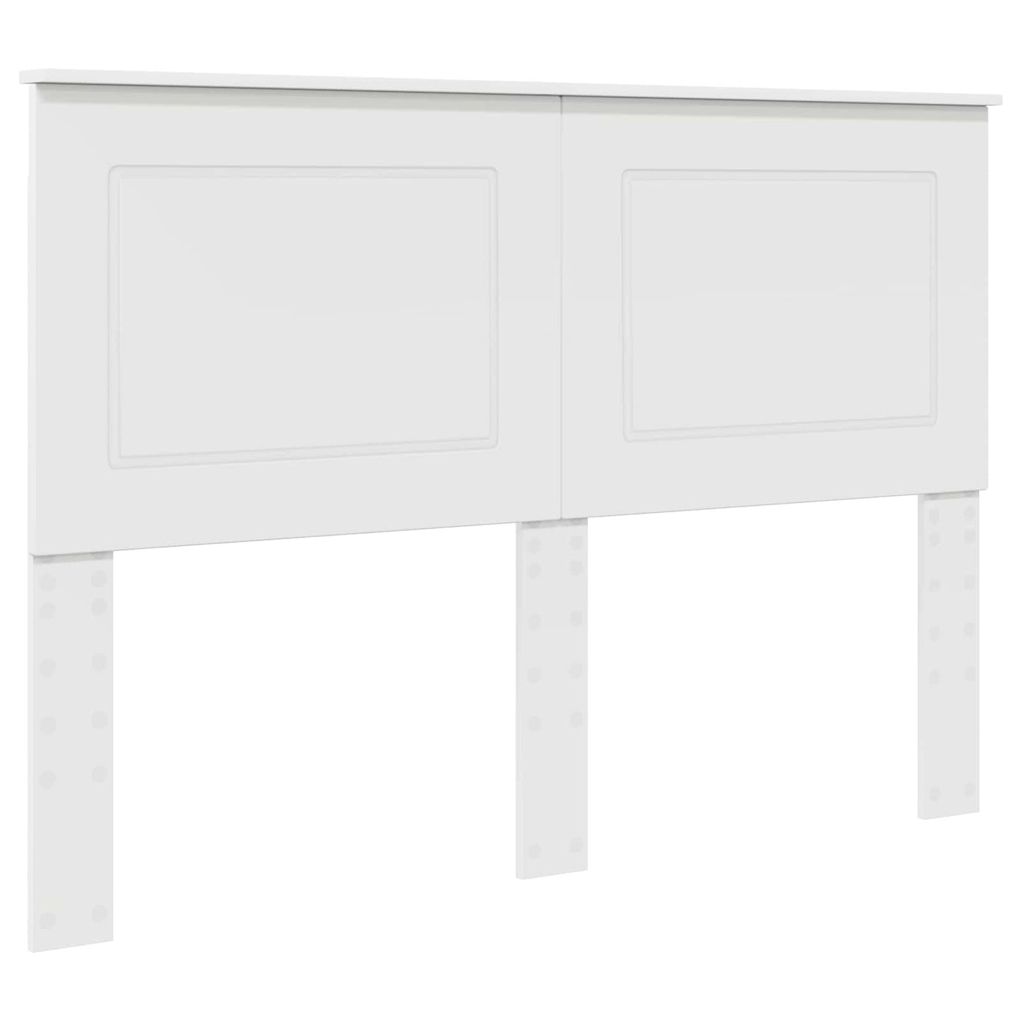 vidaXL Κεφαλάρι με κεφαλάρι Λευκό 150 cm Επεξεργασμένο ξύλο