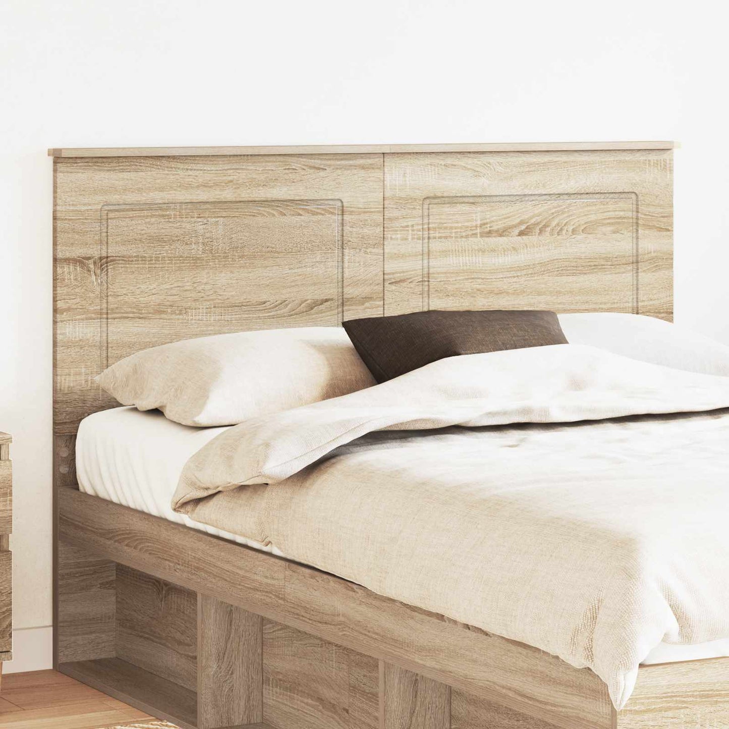 vidaXL Κεφαλάρι με κεφαλάρι Δρύς Sonoma 150 cm Επεξεργασμένο ξύλο
