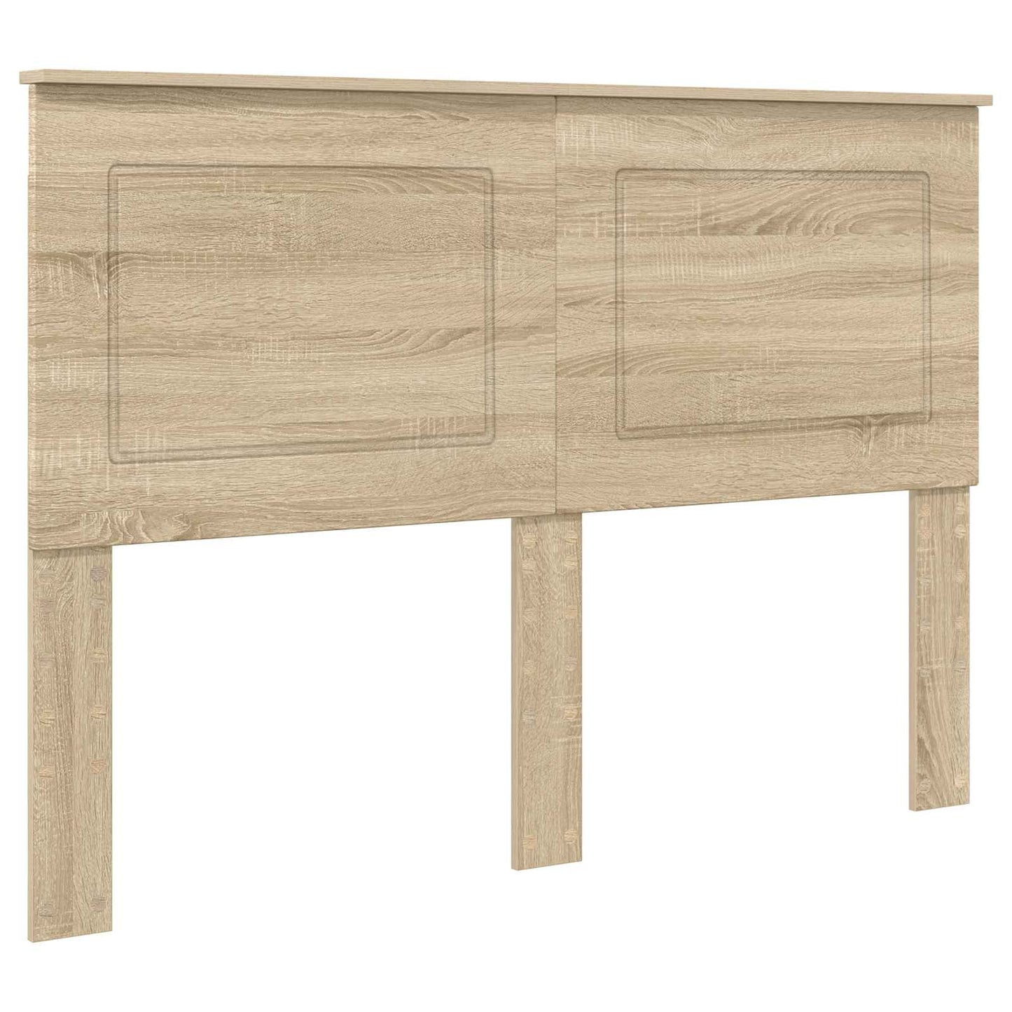 vidaXL Κεφαλάρι με κεφαλάρι Δρύς Sonoma 140 cm Επεξεργασμένο ξύλο