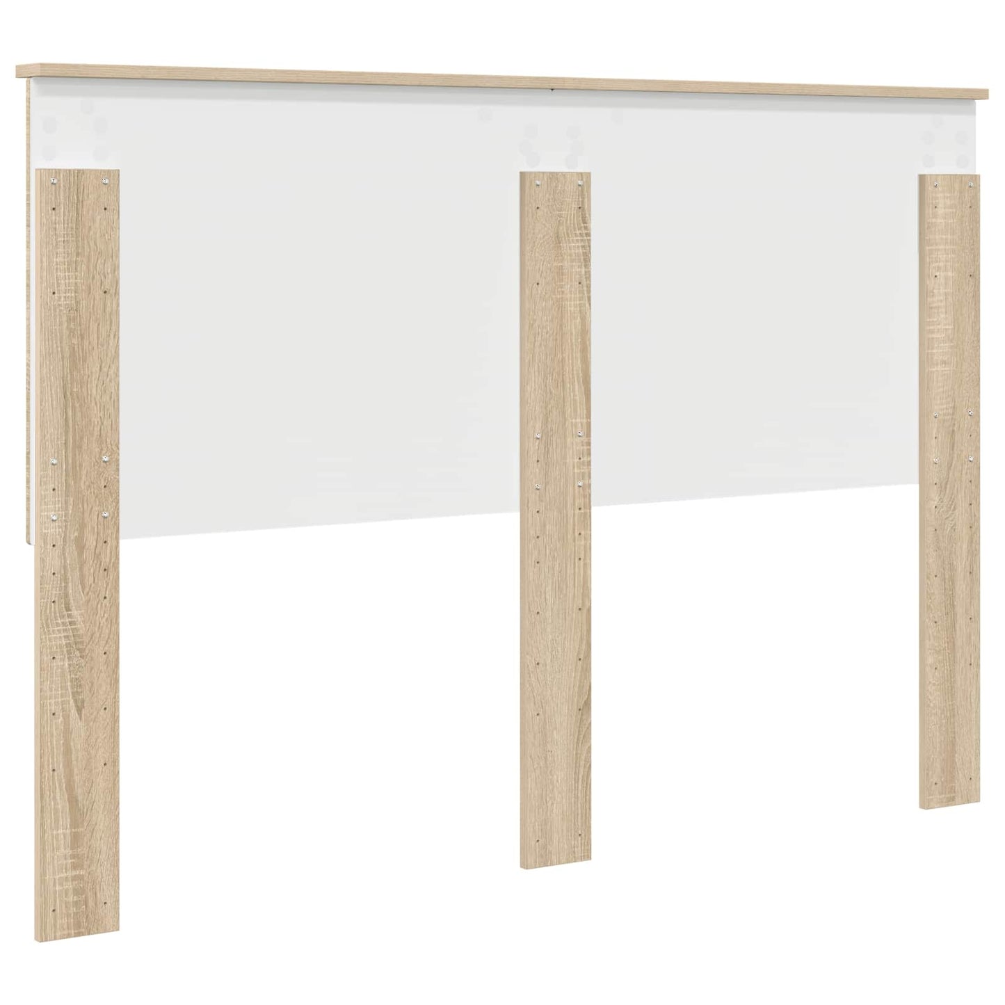 vidaXL Κεφαλάρι με κεφαλάρι Δρύς Sonoma 140 cm Επεξεργασμένο ξύλο