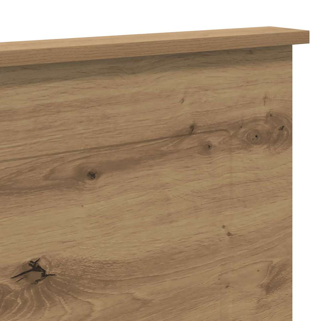 vidaXL Κεφαλάρι με κεφαλάρι Artisan Oak 140 cm Επεξεργασμένο ξύλο