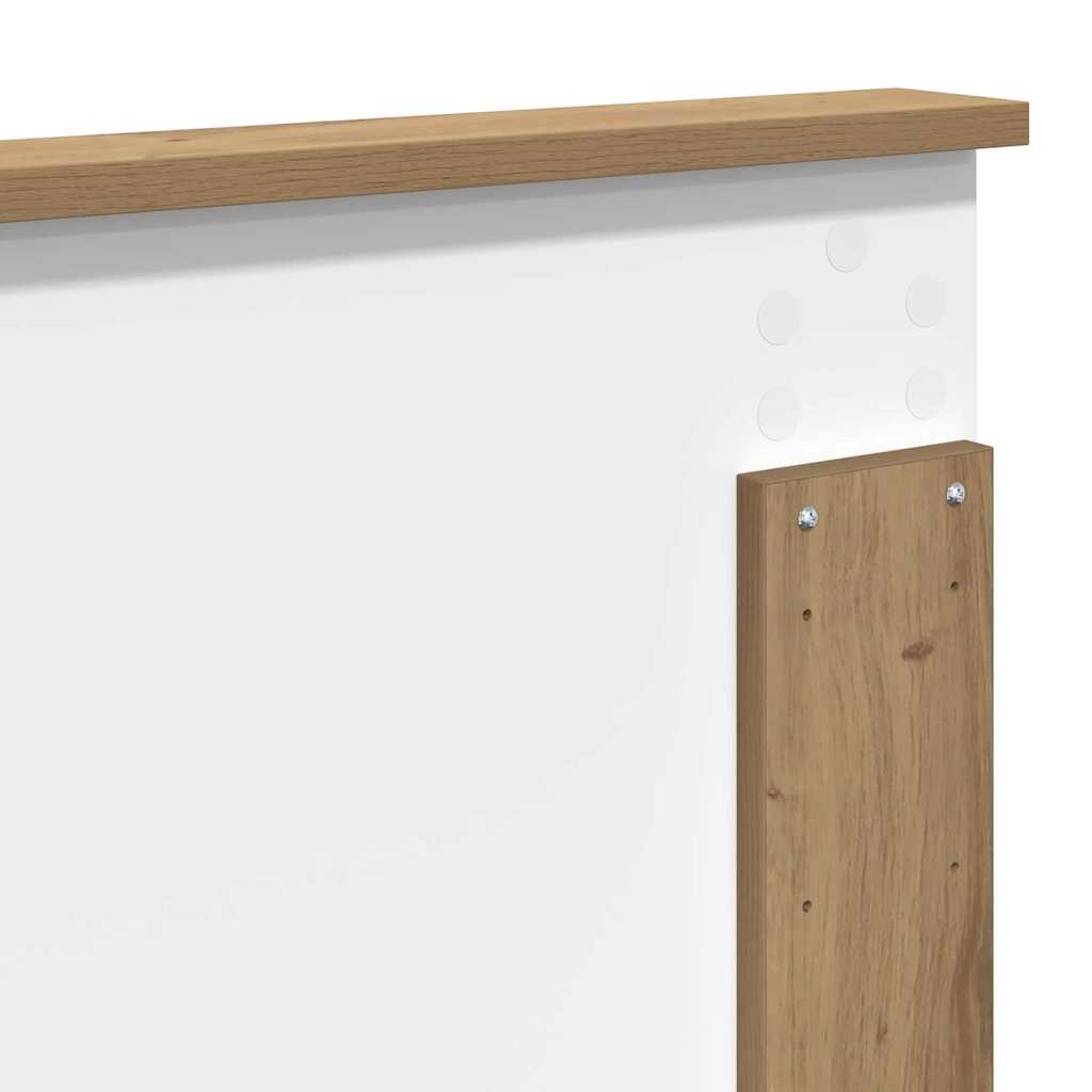 vidaXL Κεφαλάρι με κεφαλάρι Artisan Oak 140 cm Επεξεργασμένο ξύλο