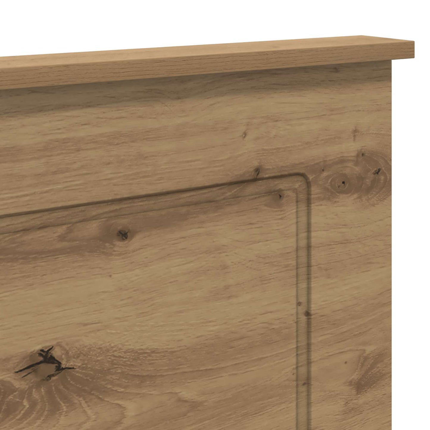 vidaXL Κεφαλάρι με κεφαλάρι Artisan Oak 140 cm Επεξεργασμένο ξύλο
