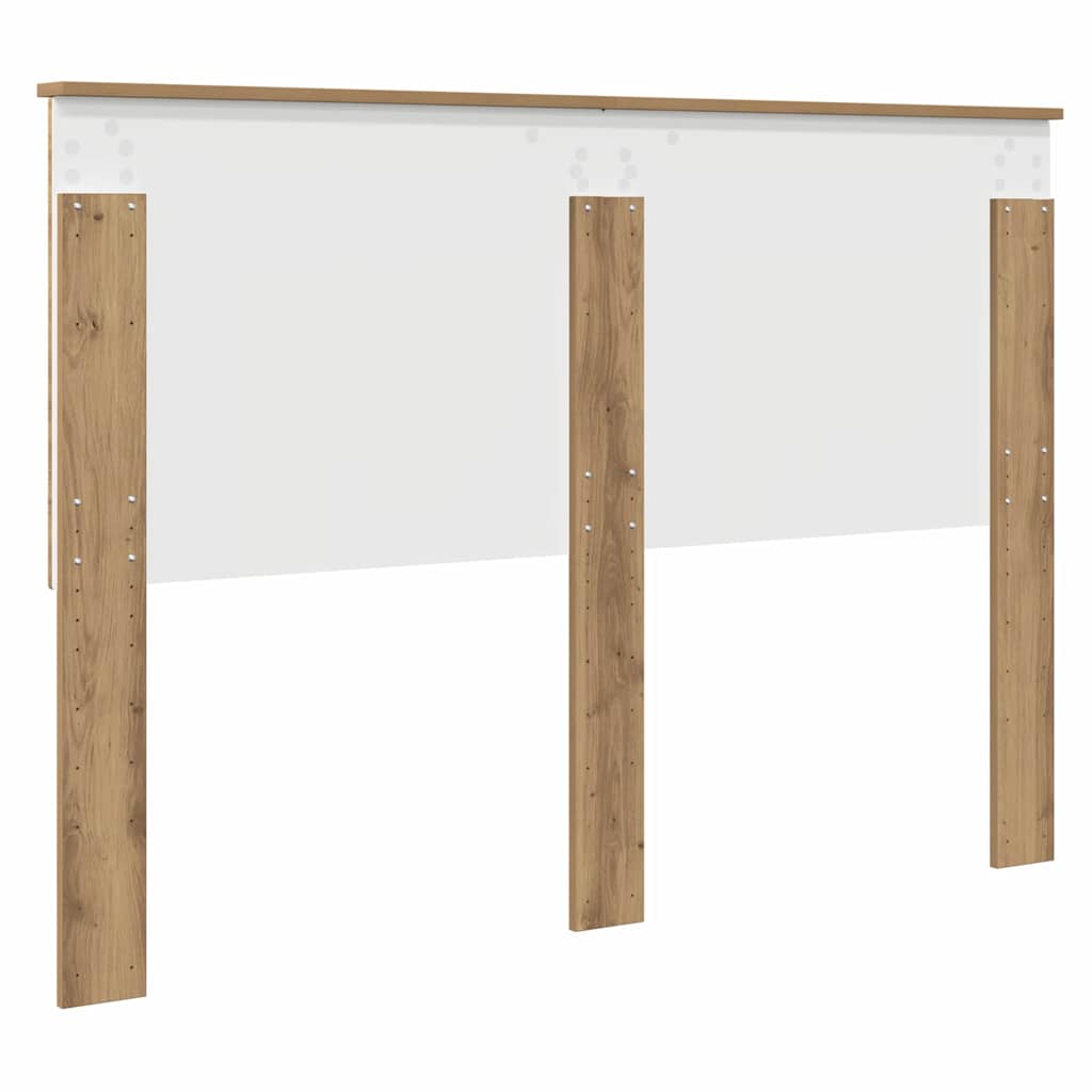 vidaXL Κεφαλάρι με κεφαλάρι Artisan Oak 140 cm Επεξεργασμένο ξύλο
