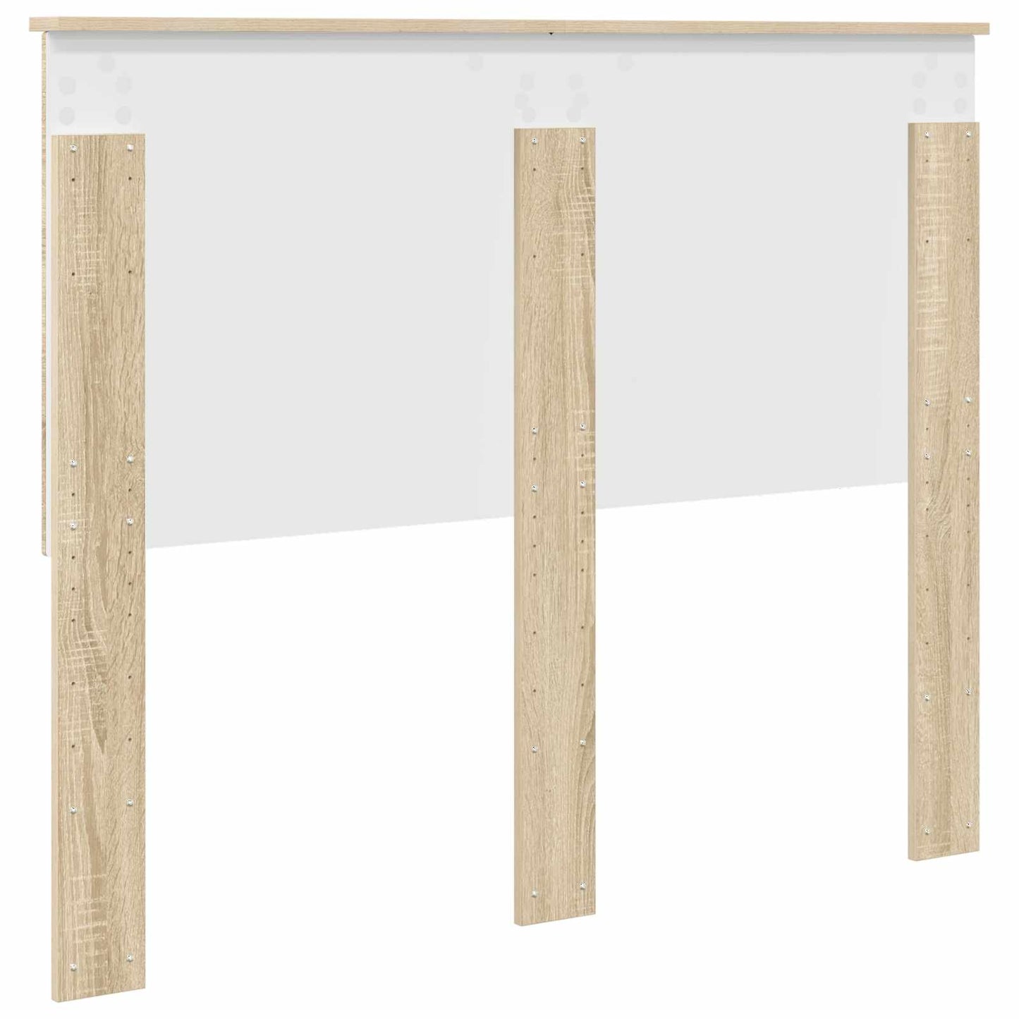 vidaXL Κεφαλάρι με κεφαλάρι Δρύς Sonoma 135 cm Επεξεργασμένο ξύλο