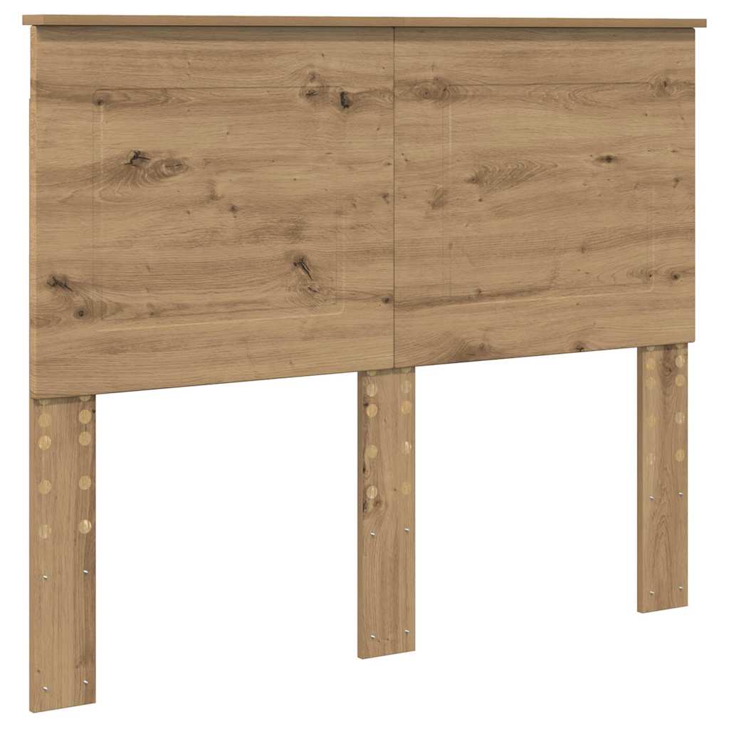 vidaXL Κεφαλάρι με κεφαλάρι Artisan Oak 120 cm Επεξεργασμένο ξύλο