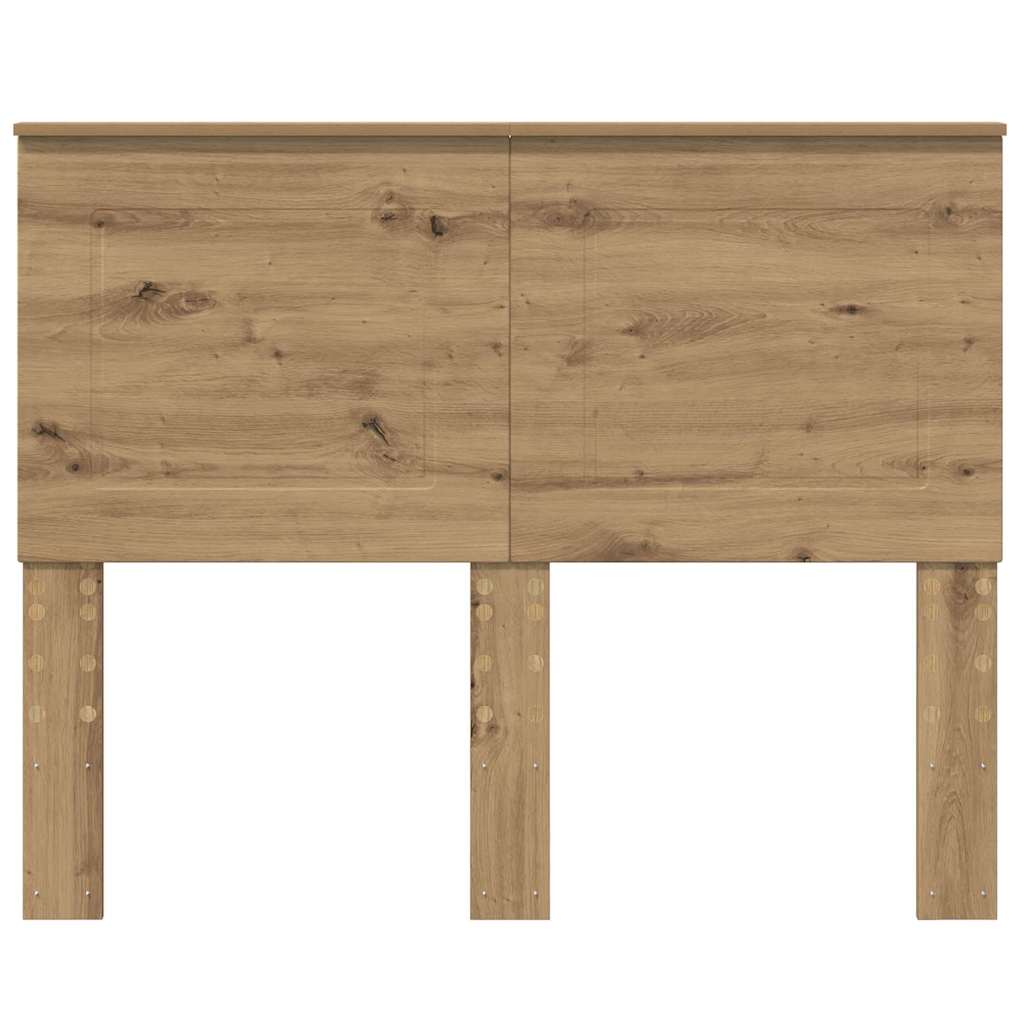 vidaXL Κεφαλάρι με κεφαλάρι Artisan Oak 120 cm Επεξεργασμένο ξύλο