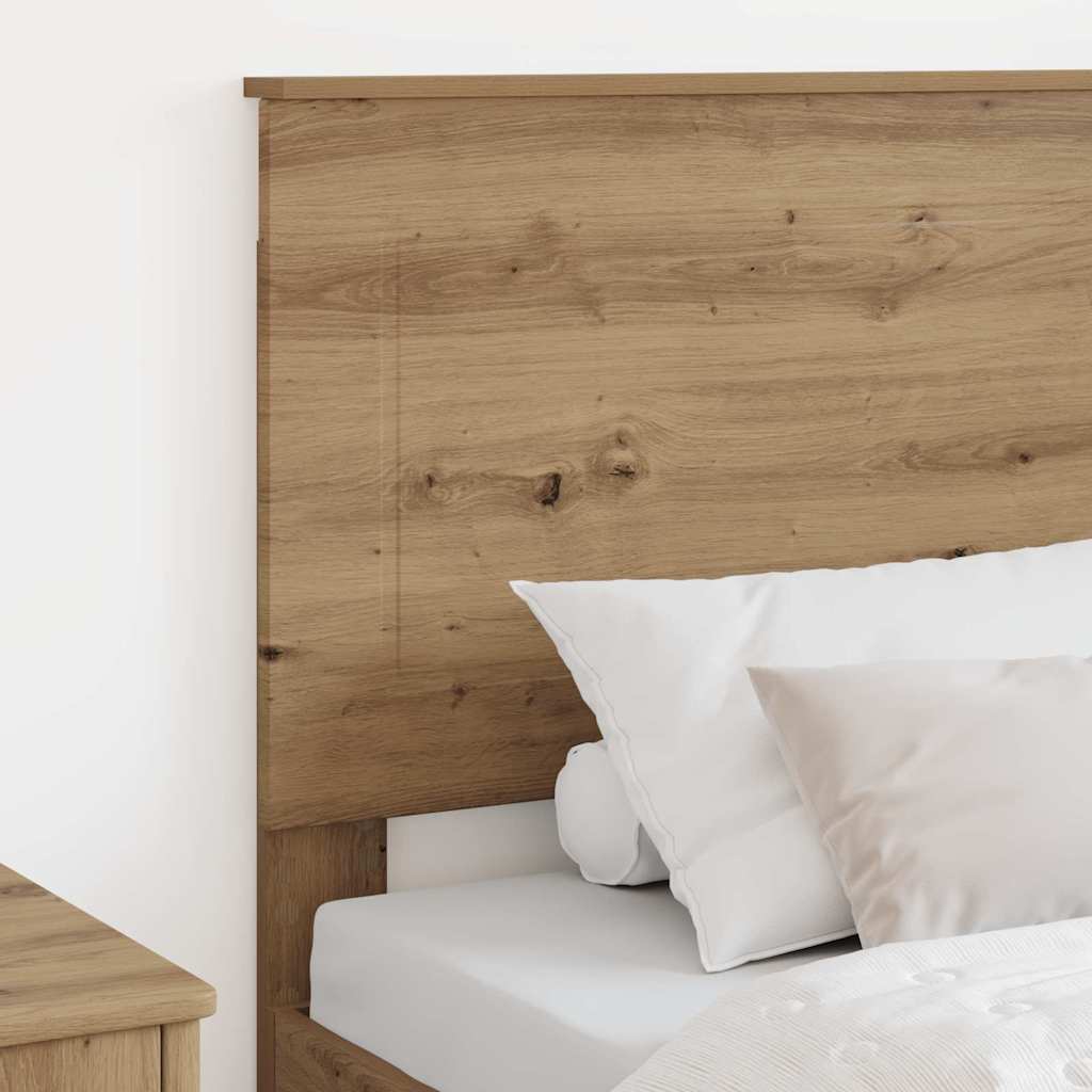 vidaXL Κεφαλάρι με κεφαλάρι Artisan Oak 90 cm Επεξεργασμένο ξύλο