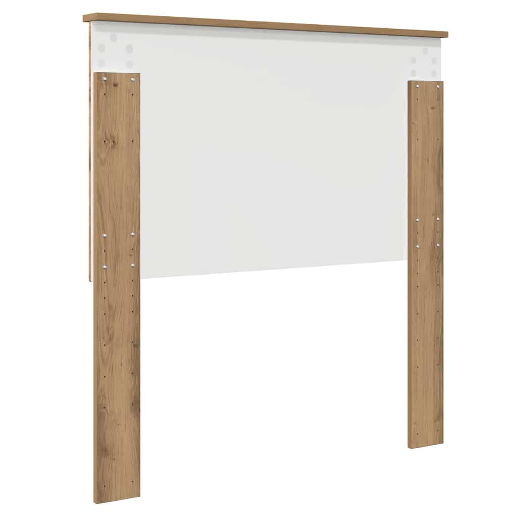 vidaXL Κεφαλάρι με κεφαλάρι Artisan Oak 90 cm Επεξεργασμένο ξύλο