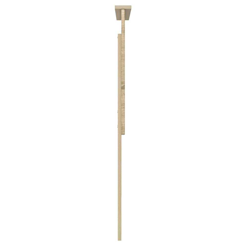 vidaXL Κεφαλάρι με κεφαλάρι Δρύς Sonoma 80 cm Επεξεργασμένο ξύλο