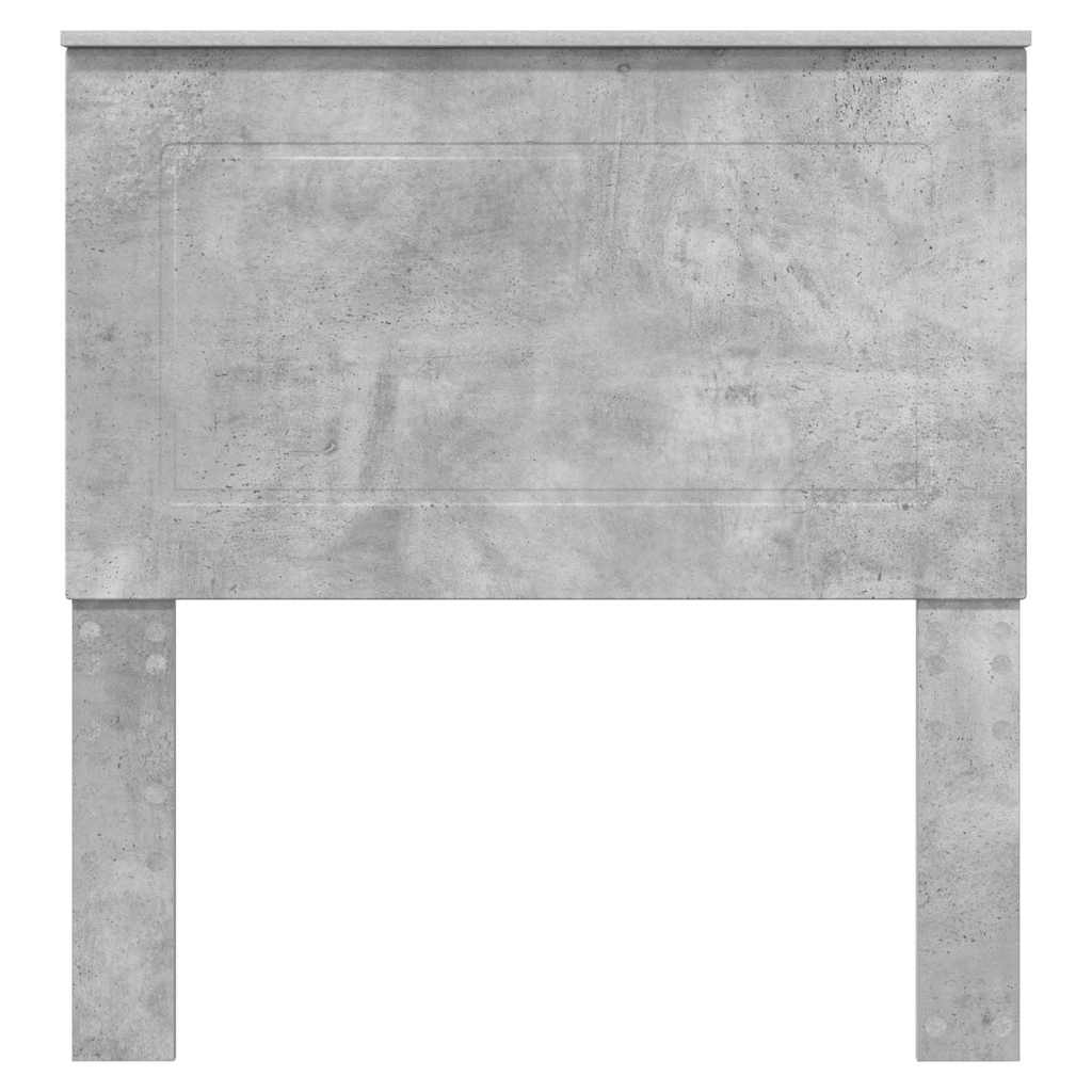 vidaXL Κεφαλάρι με κεφαλάρι Σκυρόδεμα Γκρι 80 cm Επεξεργασμένο ξύλο
