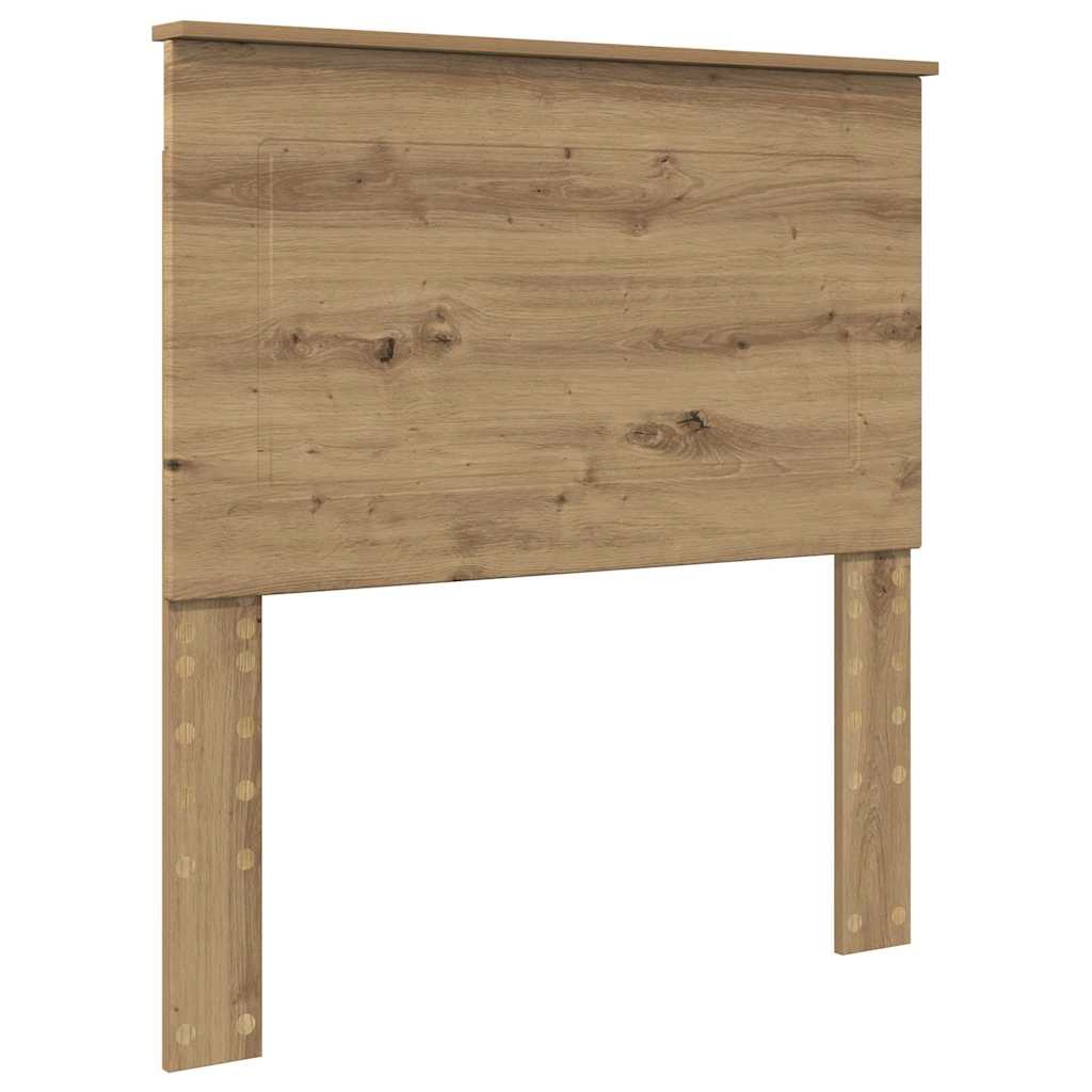 vidaXL Κεφαλάρι με κεφαλάρι Artisan Oak 80 cm Επεξεργασμένο ξύλο