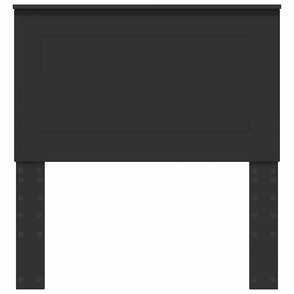 vidaXL Κεφαλάρι με κεφαλάρι Μαύρη Οξυά 75 cm Επεξεργασμένο ξύλο