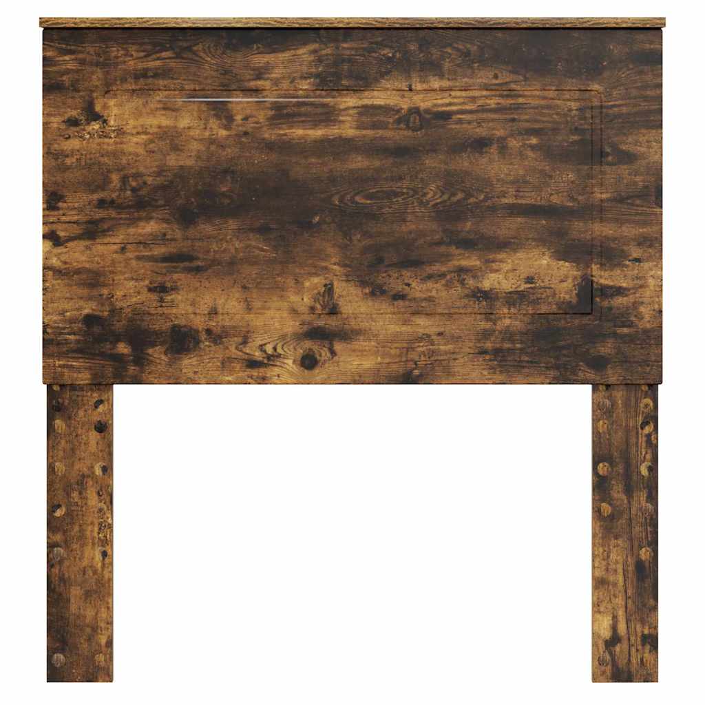 vidaXL Κεφαλάρι με κεφαλάρι Καπνιστό Δρύς 75 cm Επεξεργασμένο ξύλο