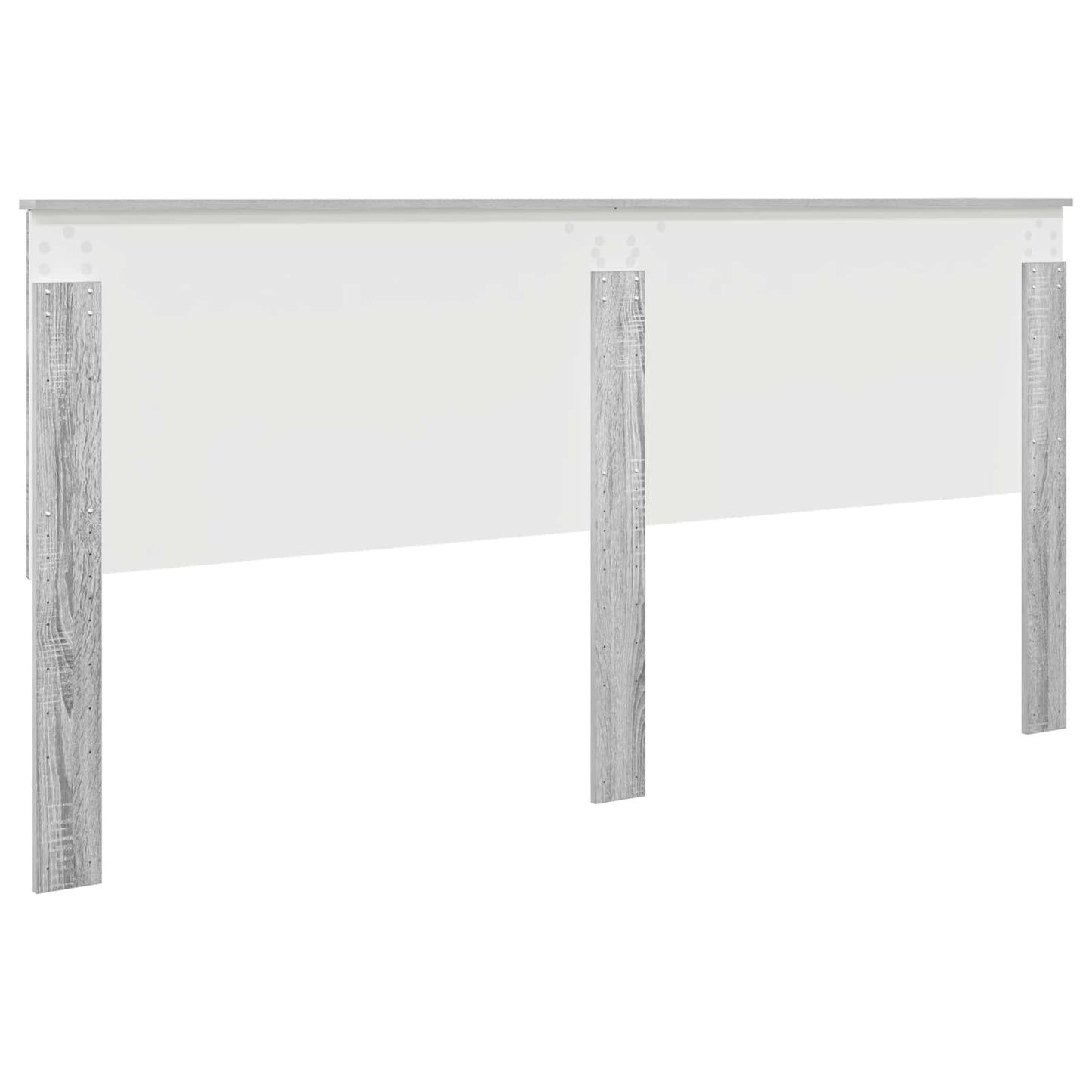 vidaXL Κεφαλάρι με κεφαλάρι Γκρίζο Σονομα 200 cm Επεξεργασμένο ξύλο