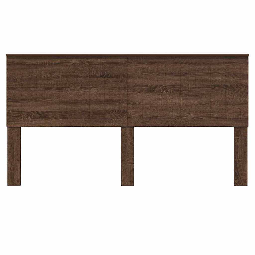 vidaXL Κεφαλάρι με κεφαλάρι Καφέ δρυς 180 cm Επεξεργασμένο ξύλο