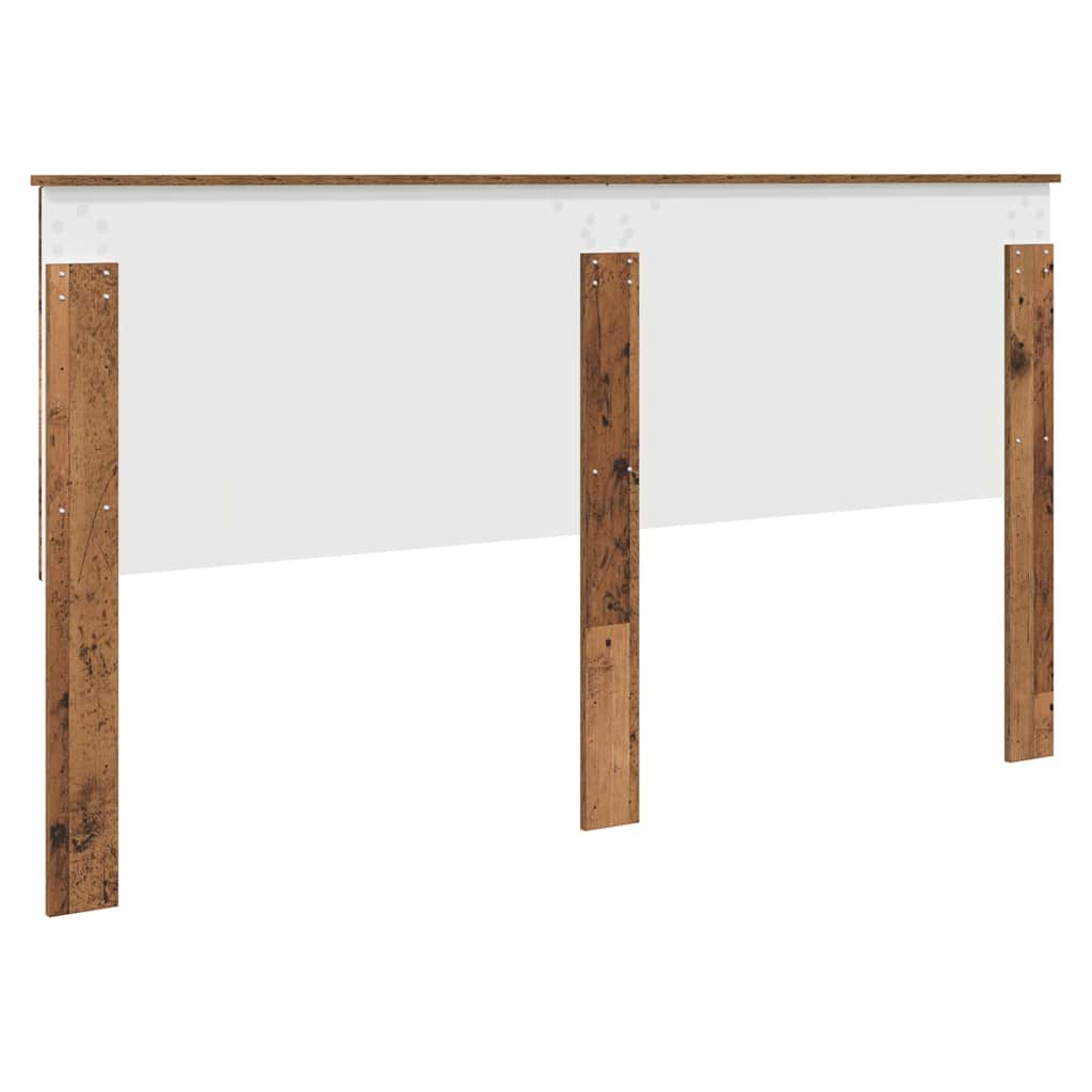 vidaXL Κεφαλάρι με κεφαλάρι Παλιό Ξύλο 180 cm Επεξεργασμένο ξύλο
