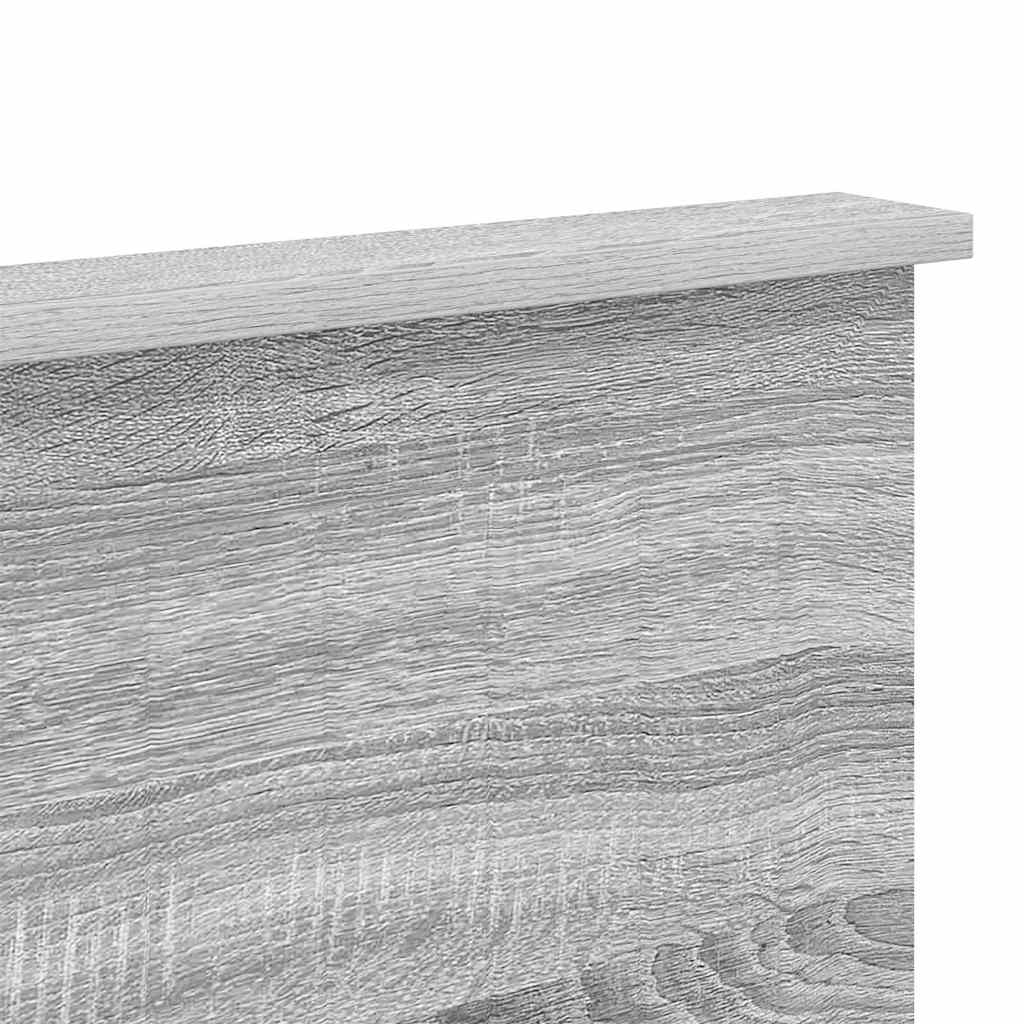 vidaXL Κεφαλάρι με κεφαλάρι Γκρίζο Σονομα 160 cm Επεξεργασμένο ξύλο