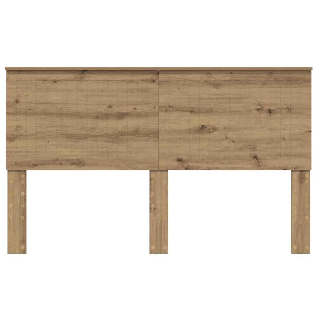 vidaXL Κεφαλάρι με κεφαλάρι Artisan Oak 160 cm Επεξεργασμένο ξύλο
