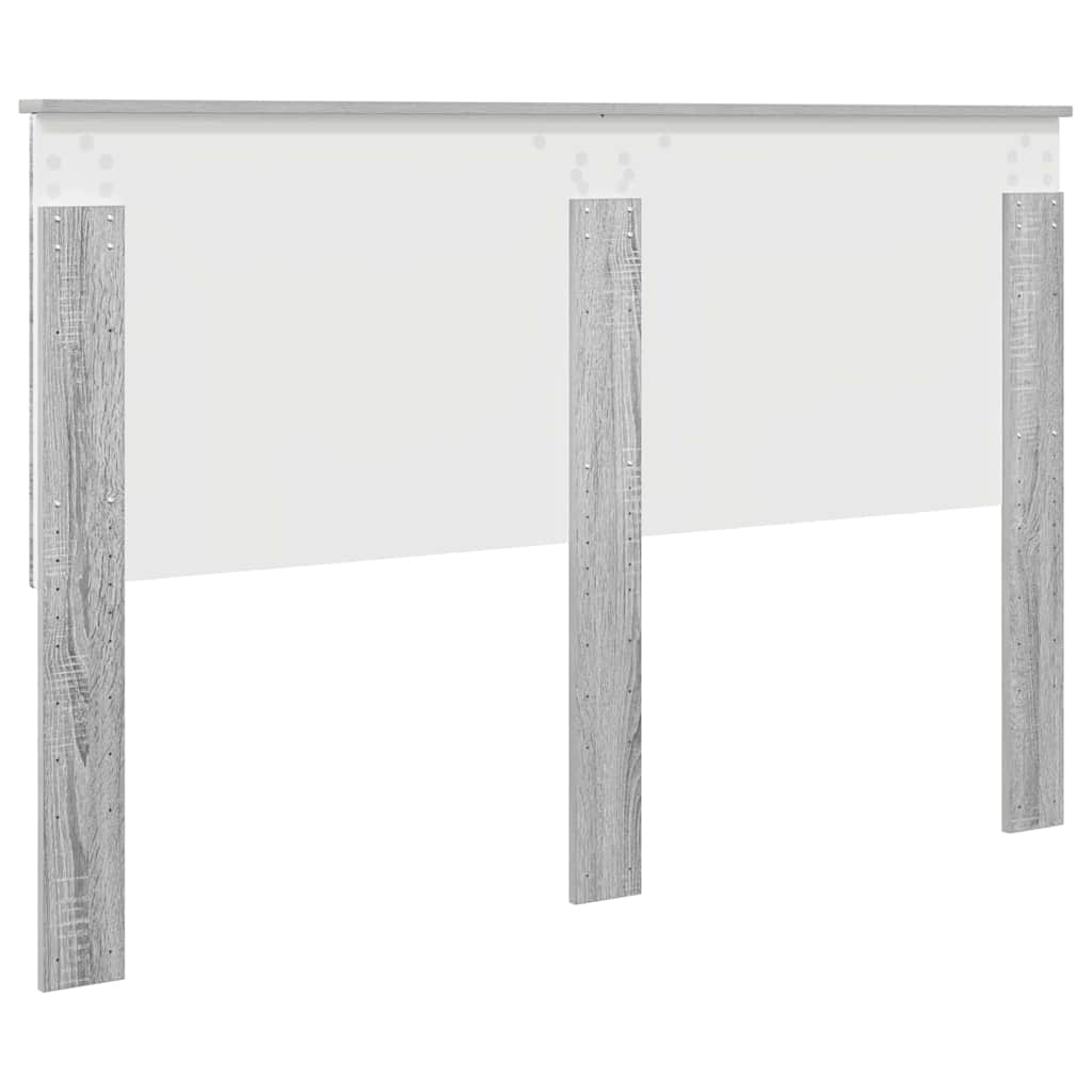 vidaXL Κεφαλάρι με κεφαλάρι Γκρίζο Σονομα 150 cm Επεξεργασμένο ξύλο