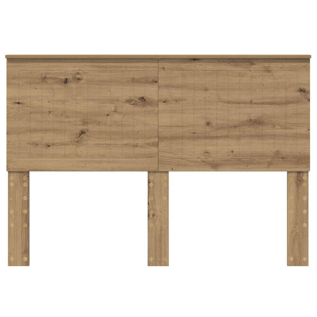 vidaXL Κεφαλάρι με κεφαλάρι Artisan Oak 140 cm Επεξεργασμένο ξύλο