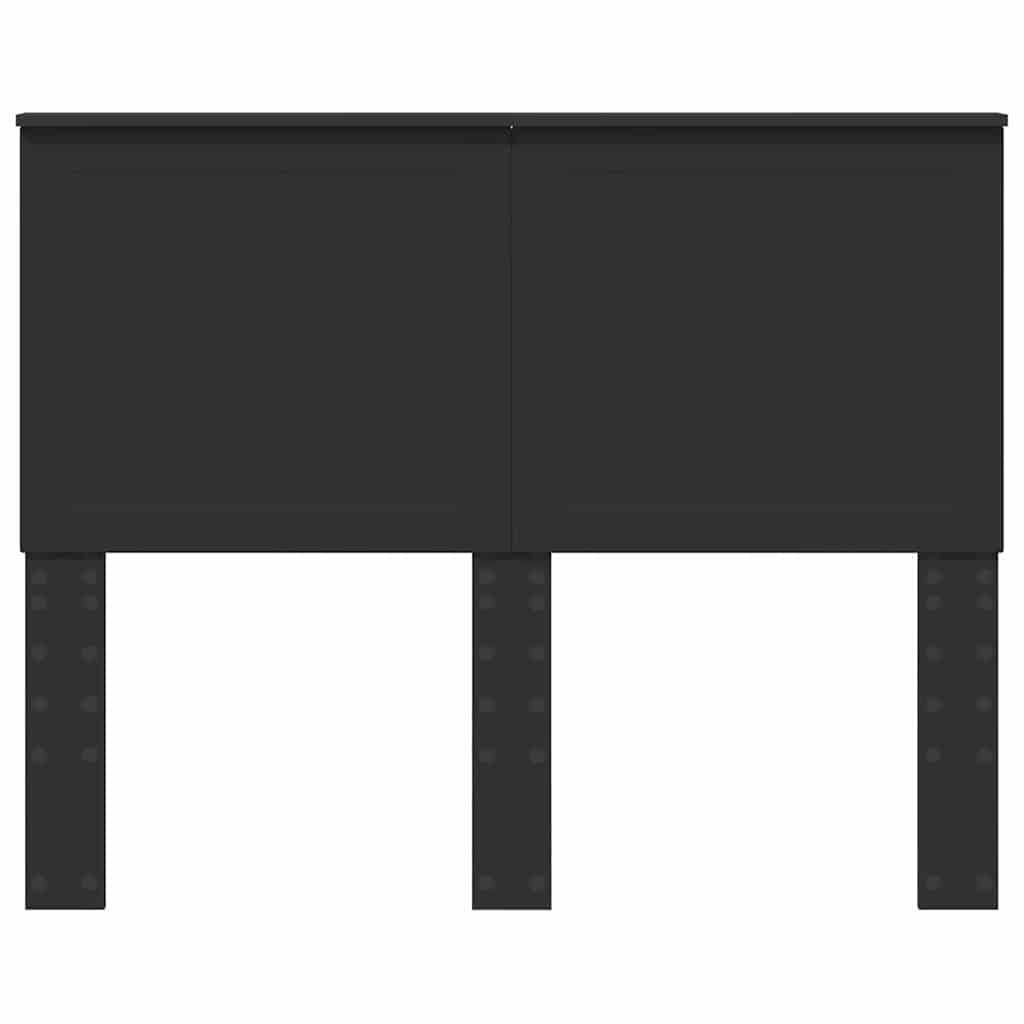 vidaXL Κεφαλάρι με κεφαλάρι Μαύρη Οξυά 135 cm Επεξεργασμένο ξύλο