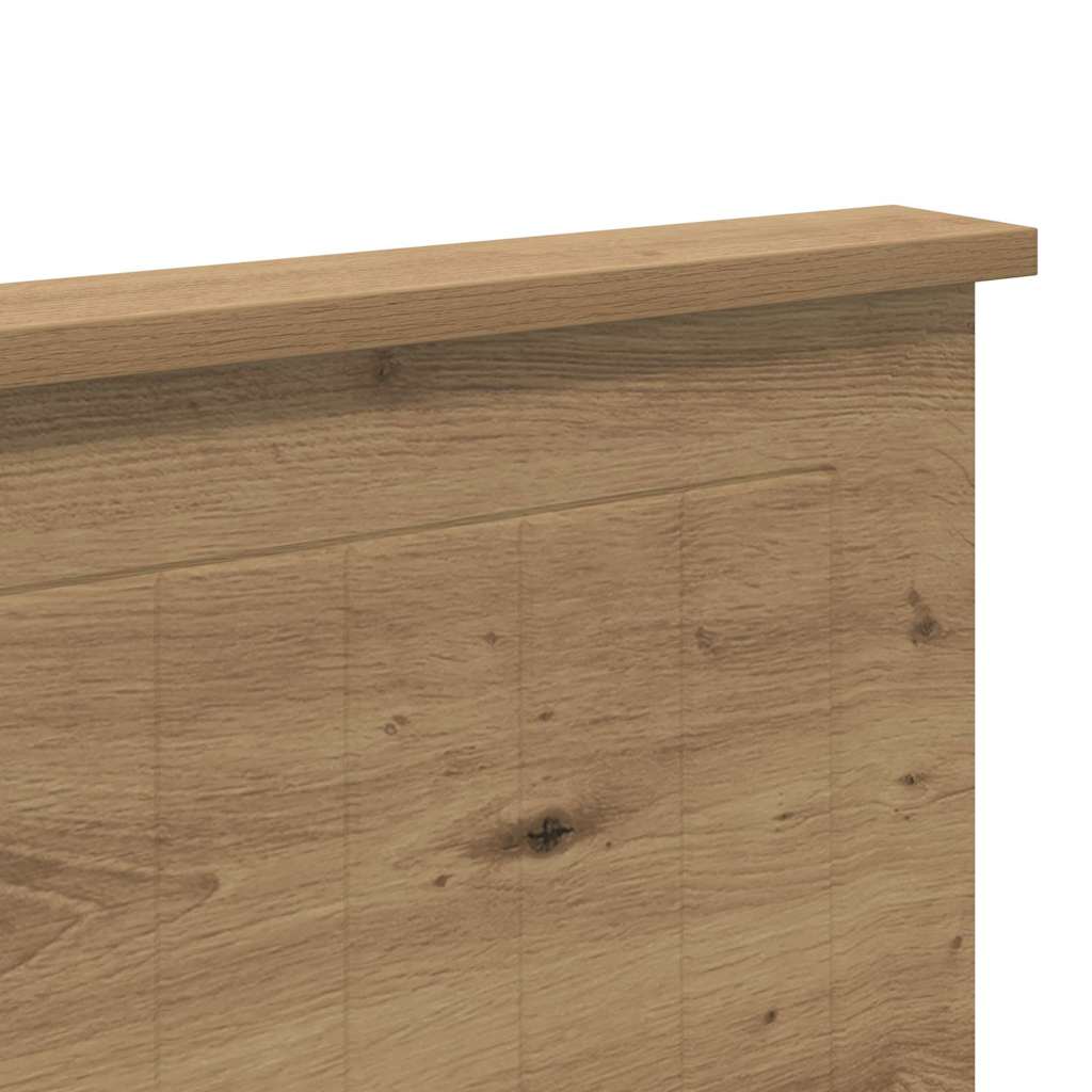 vidaXL Κεφαλάρι με κεφαλάρι Artisan Oak 120 cm Επεξεργασμένο ξύλο
