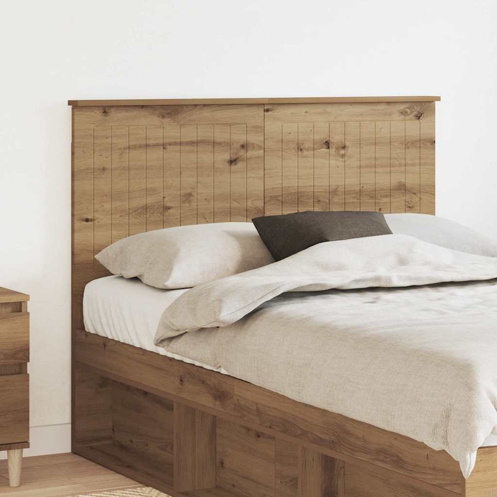 vidaXL Κεφαλάρι με κεφαλάρι Artisan Oak 120 cm Επεξεργασμένο ξύλο