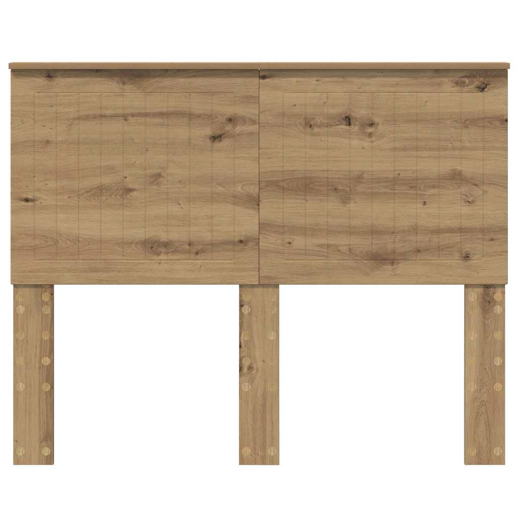 vidaXL Κεφαλάρι με κεφαλάρι Artisan Oak 120 cm Επεξεργασμένο ξύλο