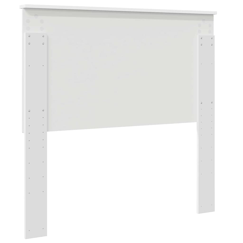 vidaXL Κεφαλάρι με κεφαλάρι Λευκό 100 cm Επεξεργασμένο ξύλο