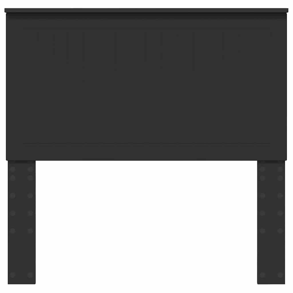 vidaXL Κεφαλάρι με κεφαλάρι Μαύρη Οξυά 100 cm Επεξεργασμένο ξύλο