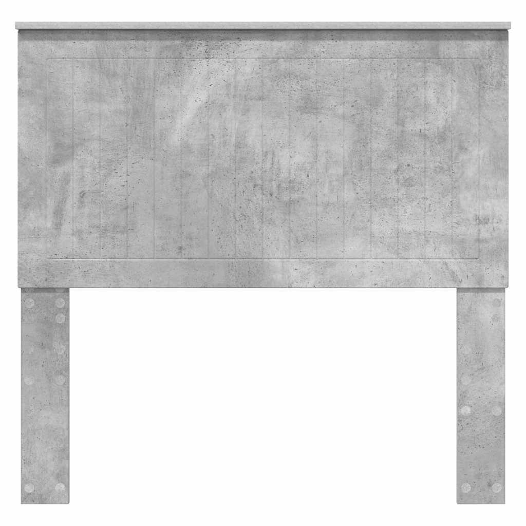 vidaXL Κεφαλάρι με κεφαλάρι Σκυρόδεμα Γκρι 100 cm Επεξεργασμένο ξύλο