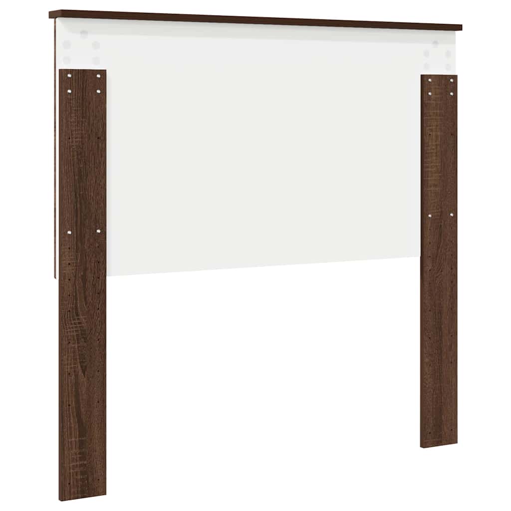 vidaXL Κεφαλάρι με κεφαλάρι Καφέ δρυς 100 cm Επεξεργασμένο ξύλο