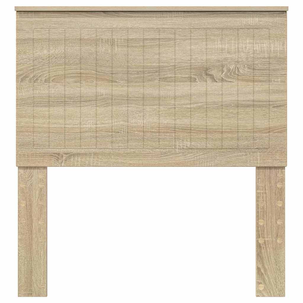 vidaXL Κεφαλάρι με κεφαλάρι Δρύς Sonoma 90 cm Επεξεργασμένο ξύλο