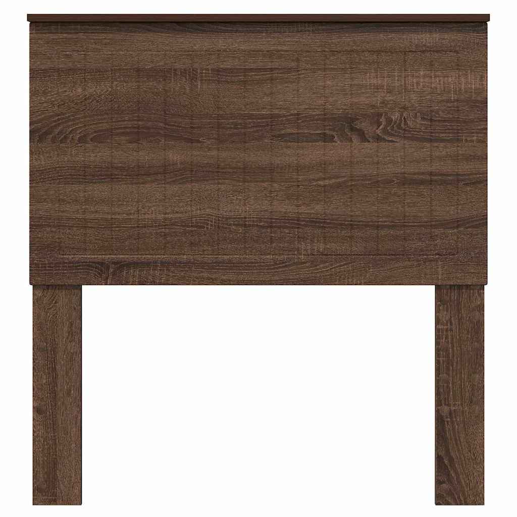 vidaXL Κεφαλάρι με κεφαλάρι Καφέ δρυς 90 cm Επεξεργασμένο ξύλο