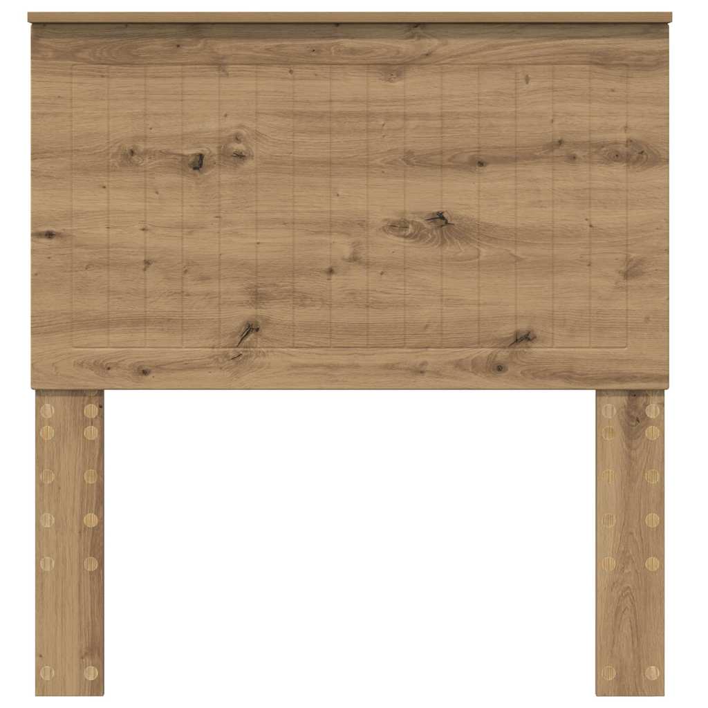 vidaXL Κεφαλάρι με κεφαλάρι Artisan Oak 90 cm Επεξεργασμένο ξύλο