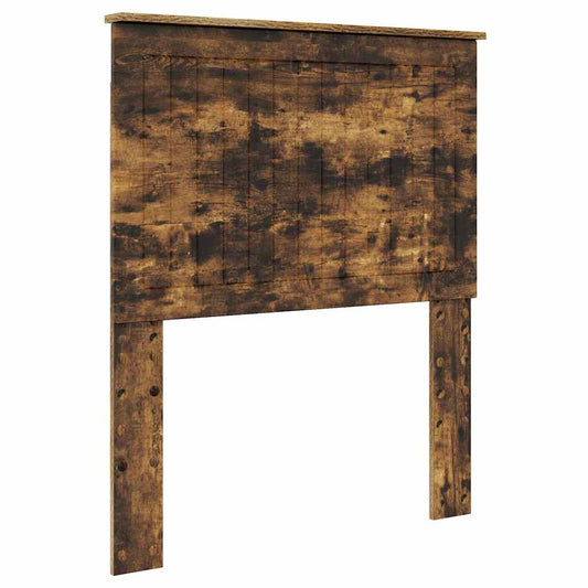 vidaXL Κεφαλάρι με κεφαλάρι Καπνιστό Δρύς 80 cm Επεξεργασμένο ξύλο