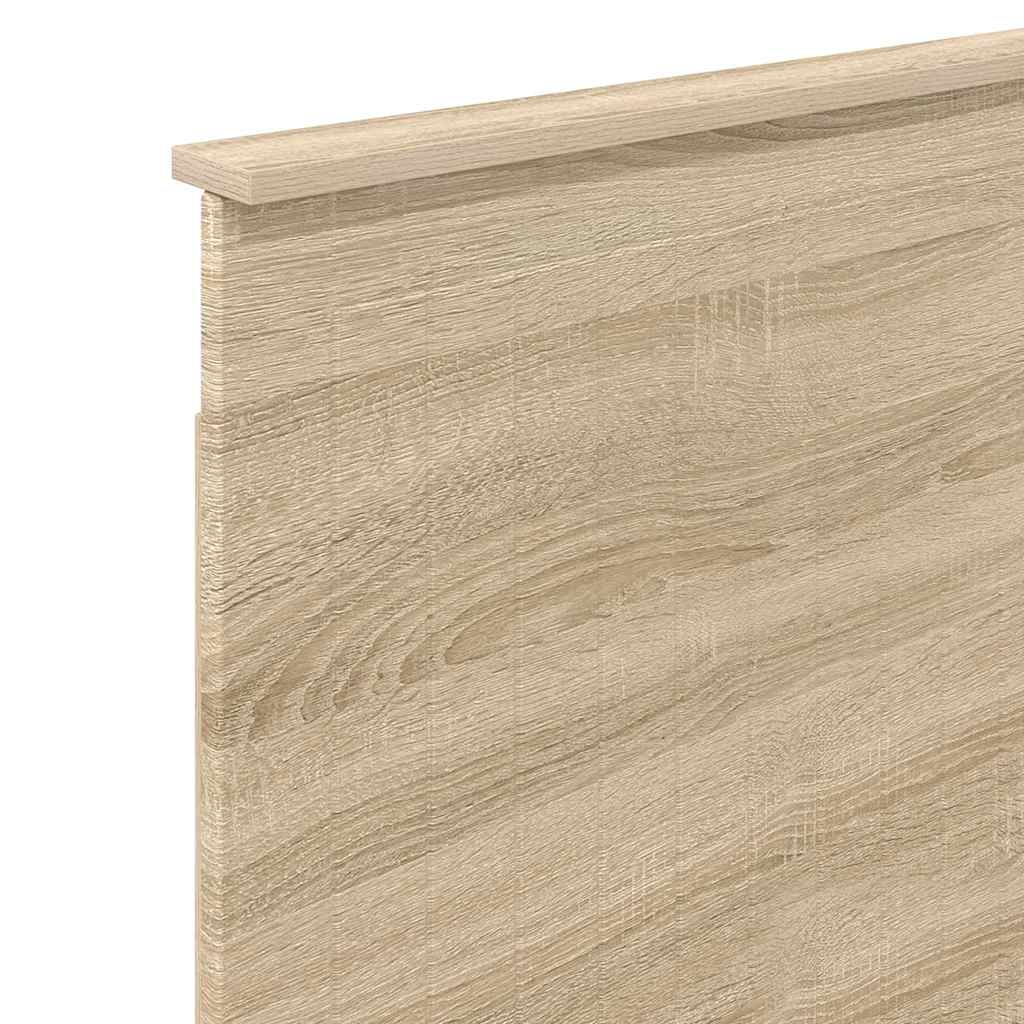 vidaXL Κεφαλάρι με κεφαλάρι Δρύς Sonoma 75 cm Επεξεργασμένο ξύλο