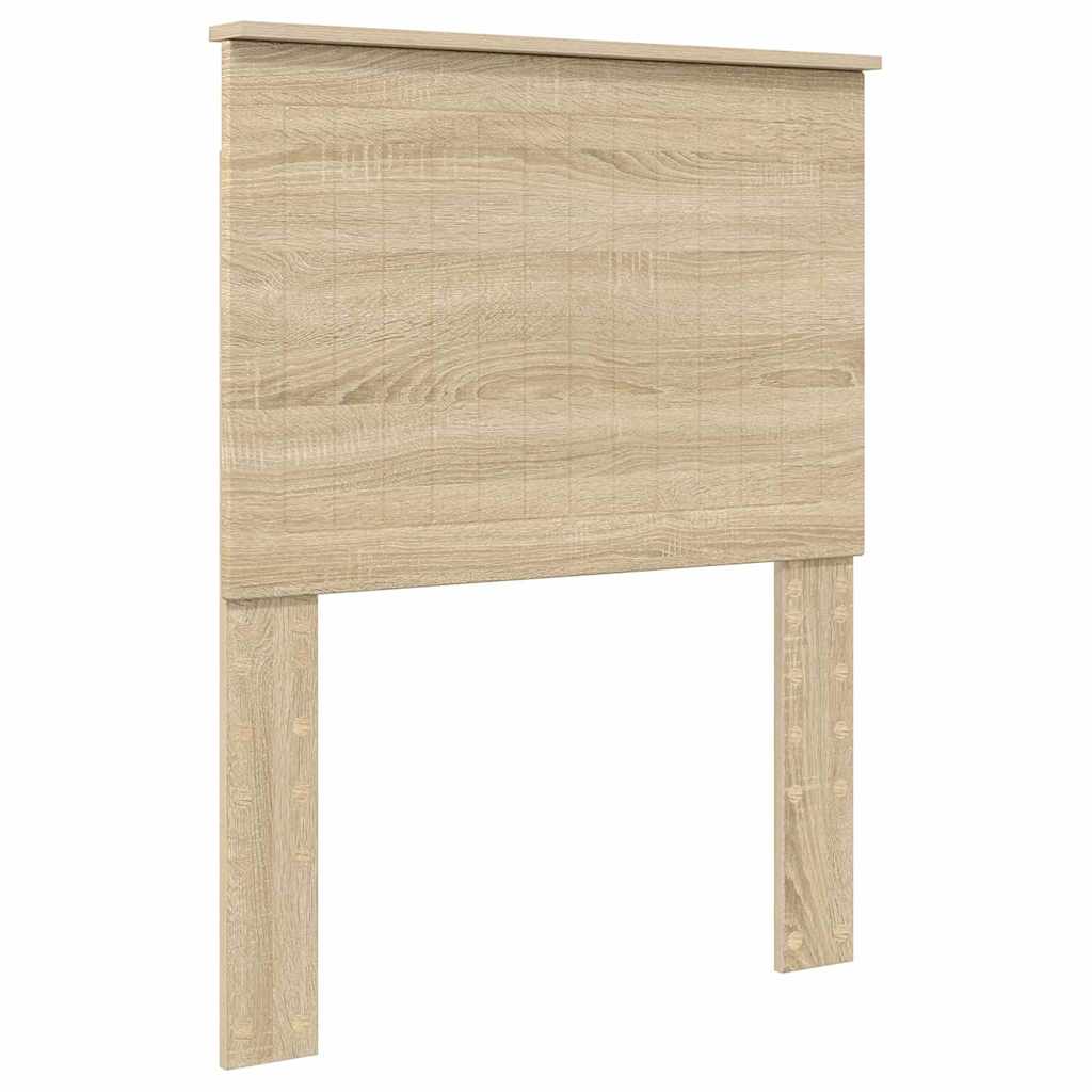 vidaXL Κεφαλάρι με κεφαλάρι Δρύς Sonoma 75 cm Επεξεργασμένο ξύλο