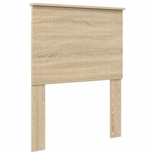 vidaXL Κεφαλάρι με κεφαλάρι Δρύς Sonoma 75 cm Επεξεργασμένο ξύλο