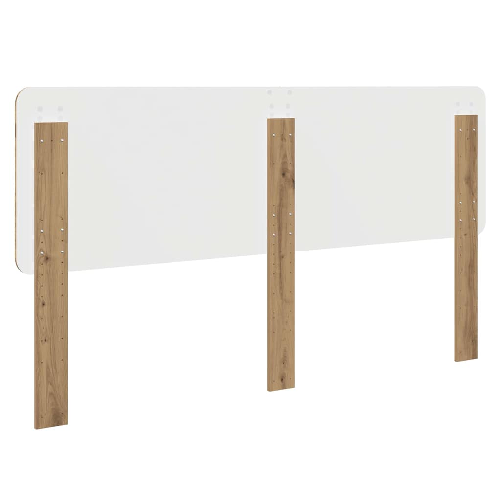 vidaXL Κεφαλάρι με κεφαλάρι Artisan Oak 200 cm Επεξεργασμένο ξύλο