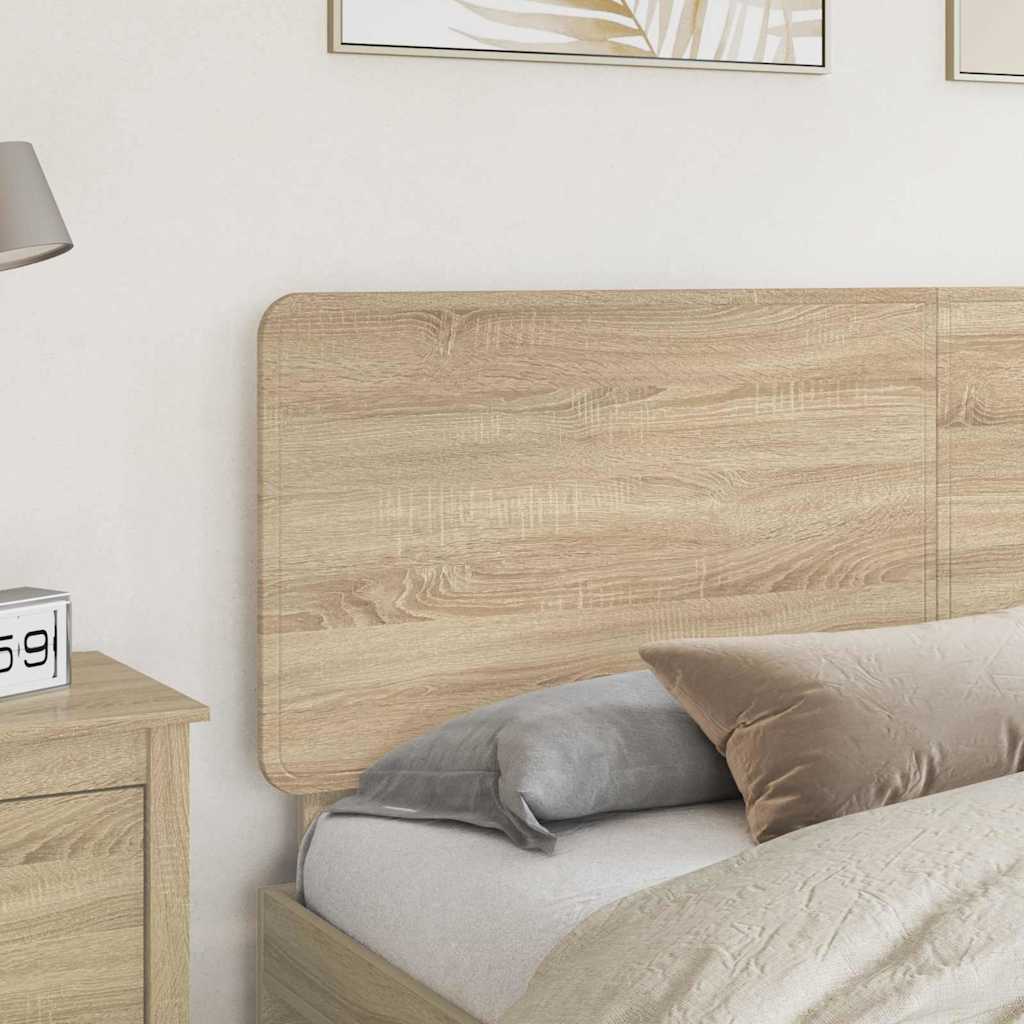 vidaXL Κεφαλάρι με κεφαλάρι Δρύς Sonoma 180 cm Επεξεργασμένο ξύλο