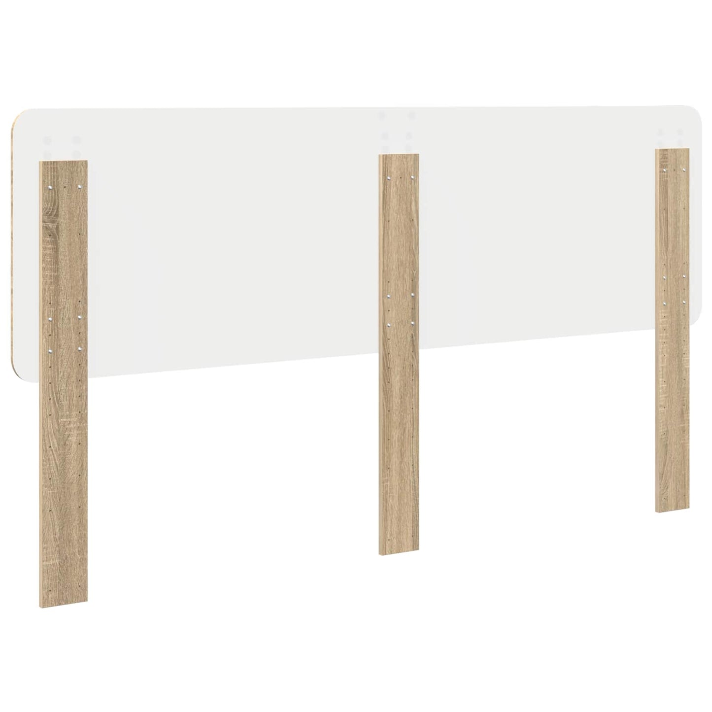 vidaXL Κεφαλάρι με κεφαλάρι Δρύς Sonoma 180 cm Επεξεργασμένο ξύλο